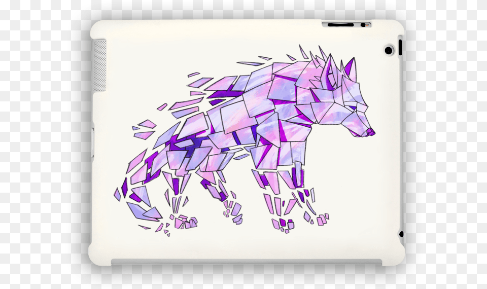 Purple Wolf Ipad Case Foal, Art, Drawing, White Board, Computer Png