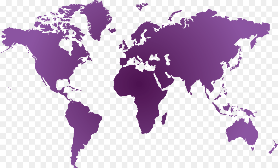 Purple World Map World Map Blue And White, Chart, Plot, Person, Atlas Free Transparent Png
