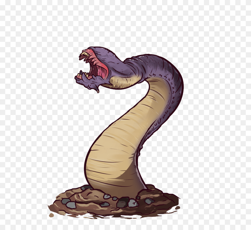 Purple Worm, Animal, Person Free Transparent Png