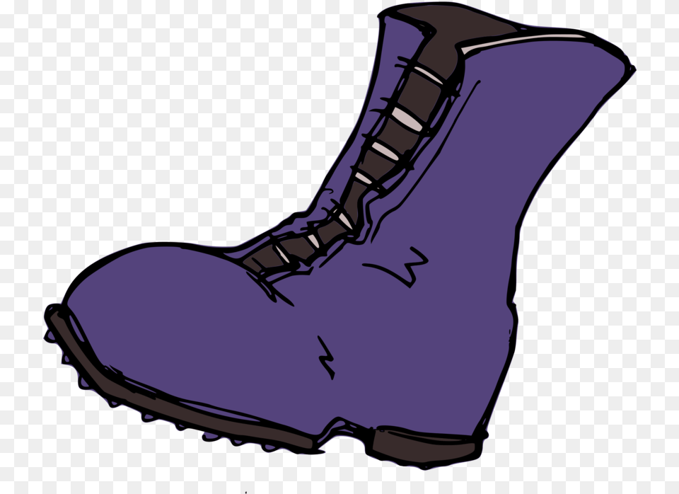 Purplebootwalking Shoe Boot Clipart Background, Clothing, Footwear Free Transparent Png