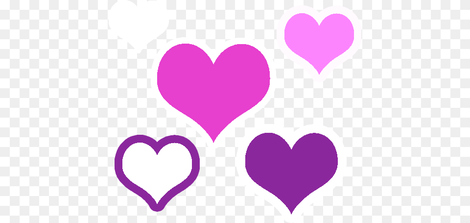 Purpleheartsforlisa Purple Heart Cute Stickers, Smoke Pipe Free Png Download