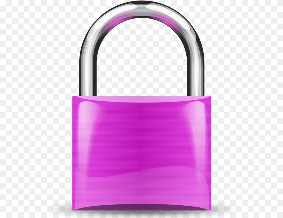 Purplelockhardware Accessory Pink Padlock Clipart, Purple, Lock Png Image