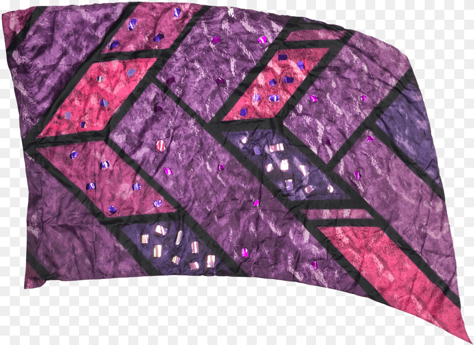 Purplepink Stained Glass Flags37x571 Similar Patchwork, Cushion, Home Decor, Purple, Quilt Png