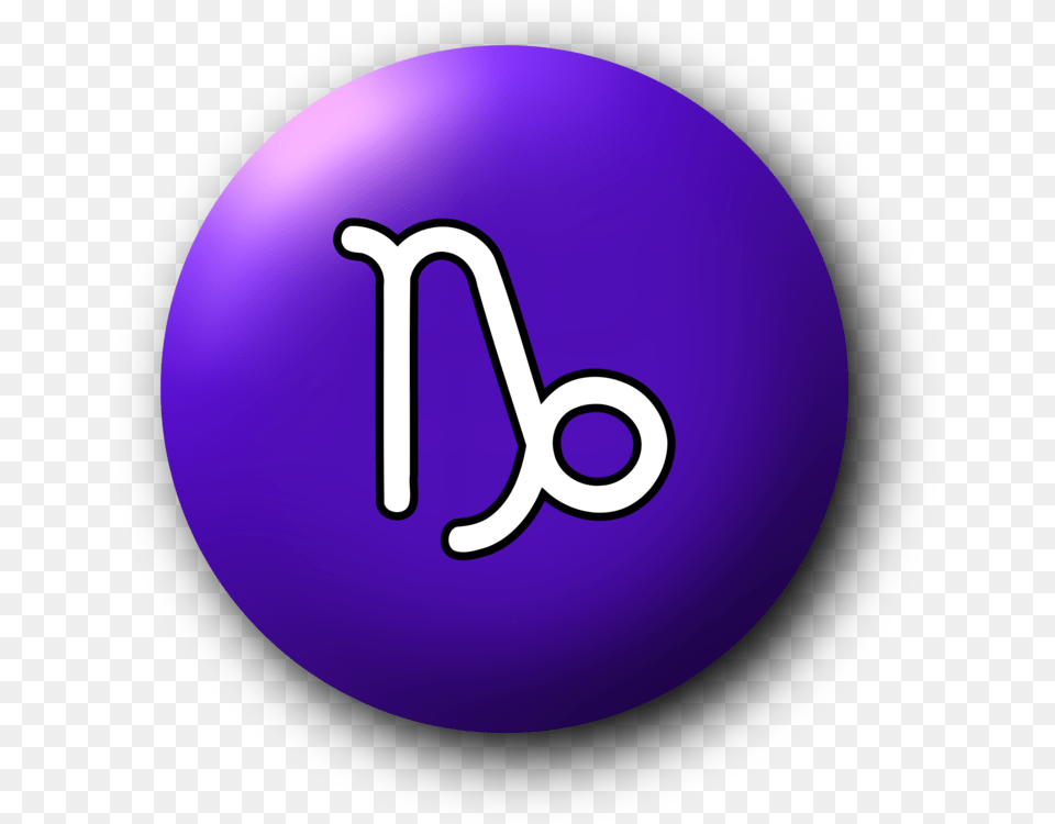 Purplesymbolviolet Capricorn, Sphere, Purple, Text, Symbol Png