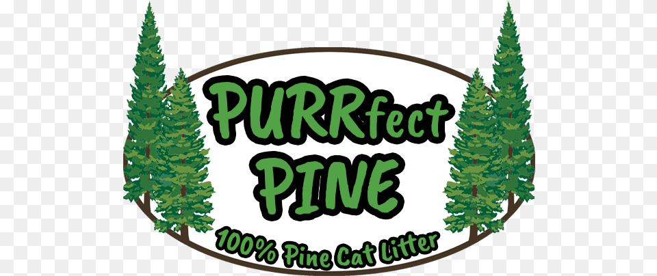 Purrfect Logo With Subtext Purfect Logos, Green, Pine, Plant, Tree Free Png Download