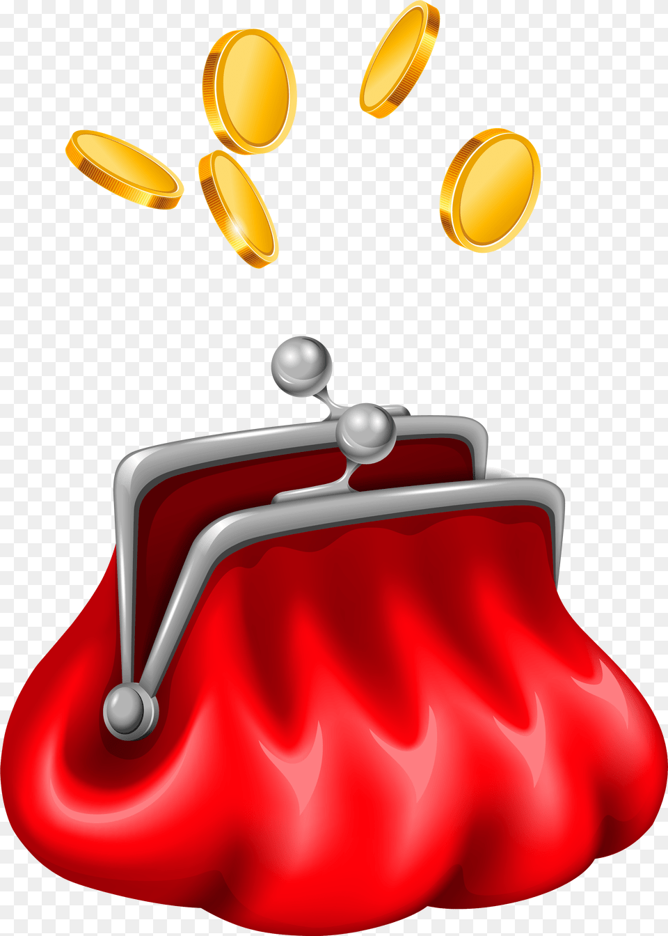 Purse With Coins Gallery Purse Clipart, Accessories, Bag, Handbag, Smoke Pipe Png Image