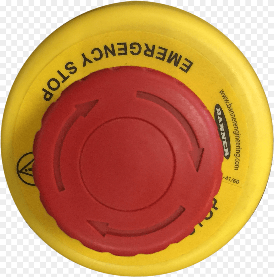 Push Button E Stops Can Be Found In Most Of The Locations Circle, Frisbee, Toy Free Png Download