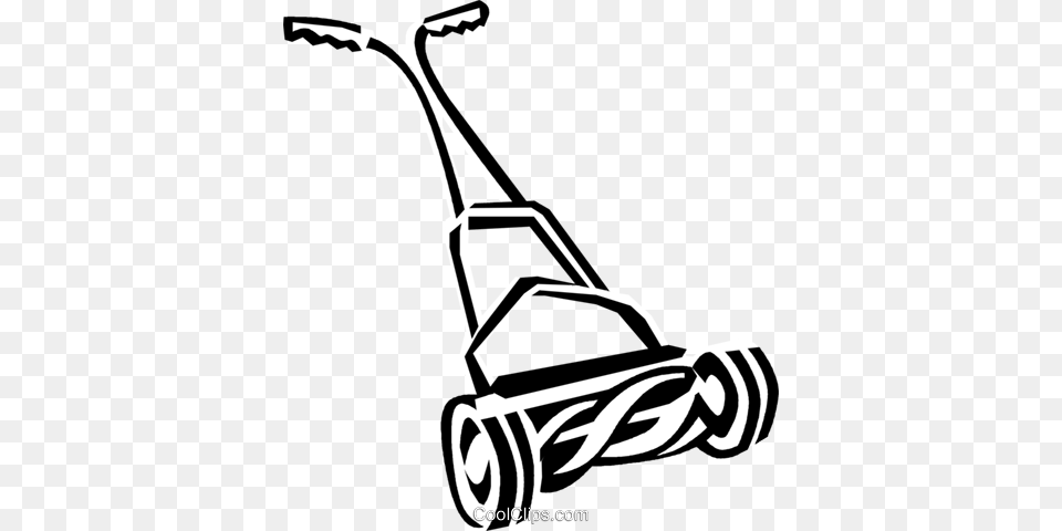 Push Lawnmower Royalty Vector Clip Art Illustration, Grass, Lawn, Plant, Device Free Png