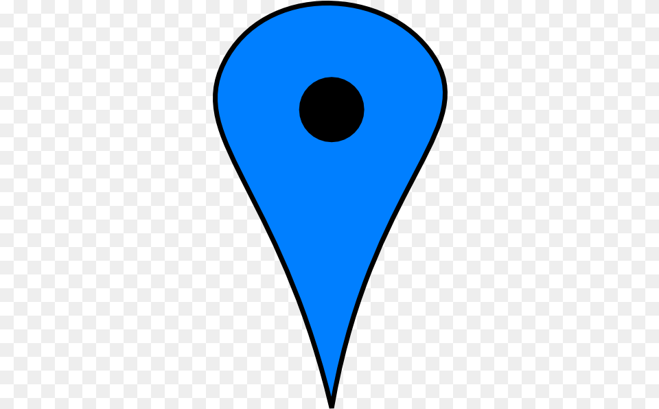 Push Pin Icon Google Map Blue Dot 342x597 Clipart Blue Pushpin Clipart, Guitar, Musical Instrument, Plectrum Free Transparent Png