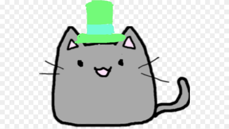 Pusheen, Bag, Baby, Person, Stencil Png Image