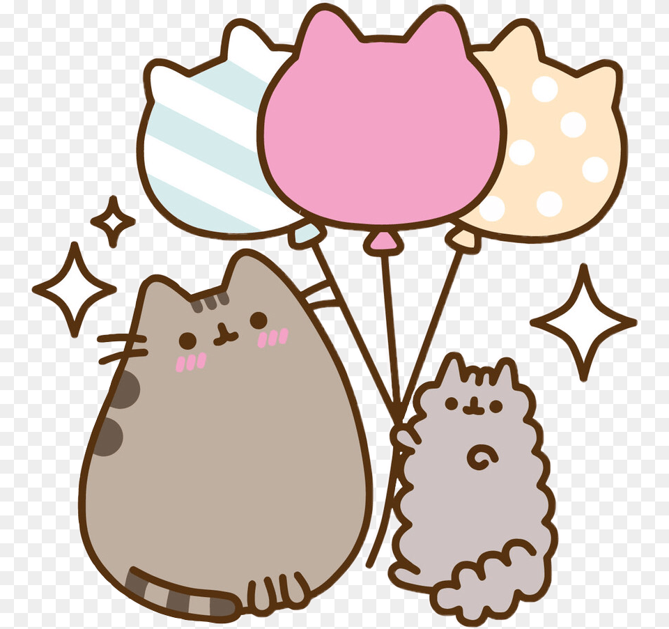Pusheen And Stormy, Bag, Food, Sweets Free Png