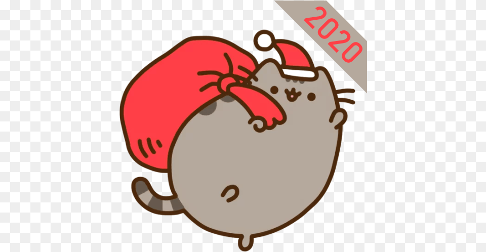 Pusheen Cat Cute Stickers Wastickerapps Google Play Pusheen Cat Christmas, Food, Nut, Plant, Produce Free Transparent Png