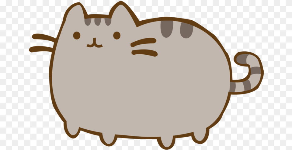 Pusheen Cat Gif, Bag, Stencil Png Image