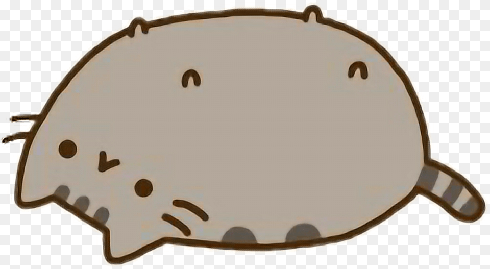 Pusheen Cat So Lazy Canquott Move Freetoedit Lazy Pusheen, Animal, Mammal, Plate, Bag Png