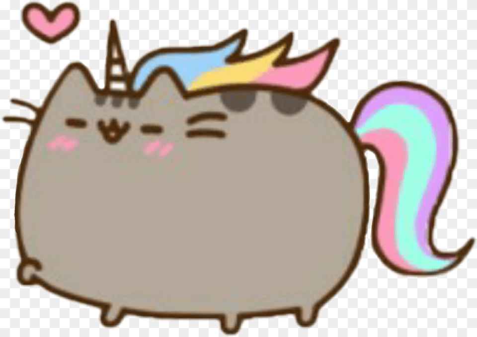 Pusheen Cat Unicorn, Bag, Food Free Transparent Png