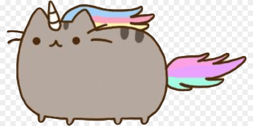 Pusheen Cat Unicorn Grey Whiskers Horn Hair Colors Pusheen The Cat, Bag, Animal, Baby, Person Free Transparent Png