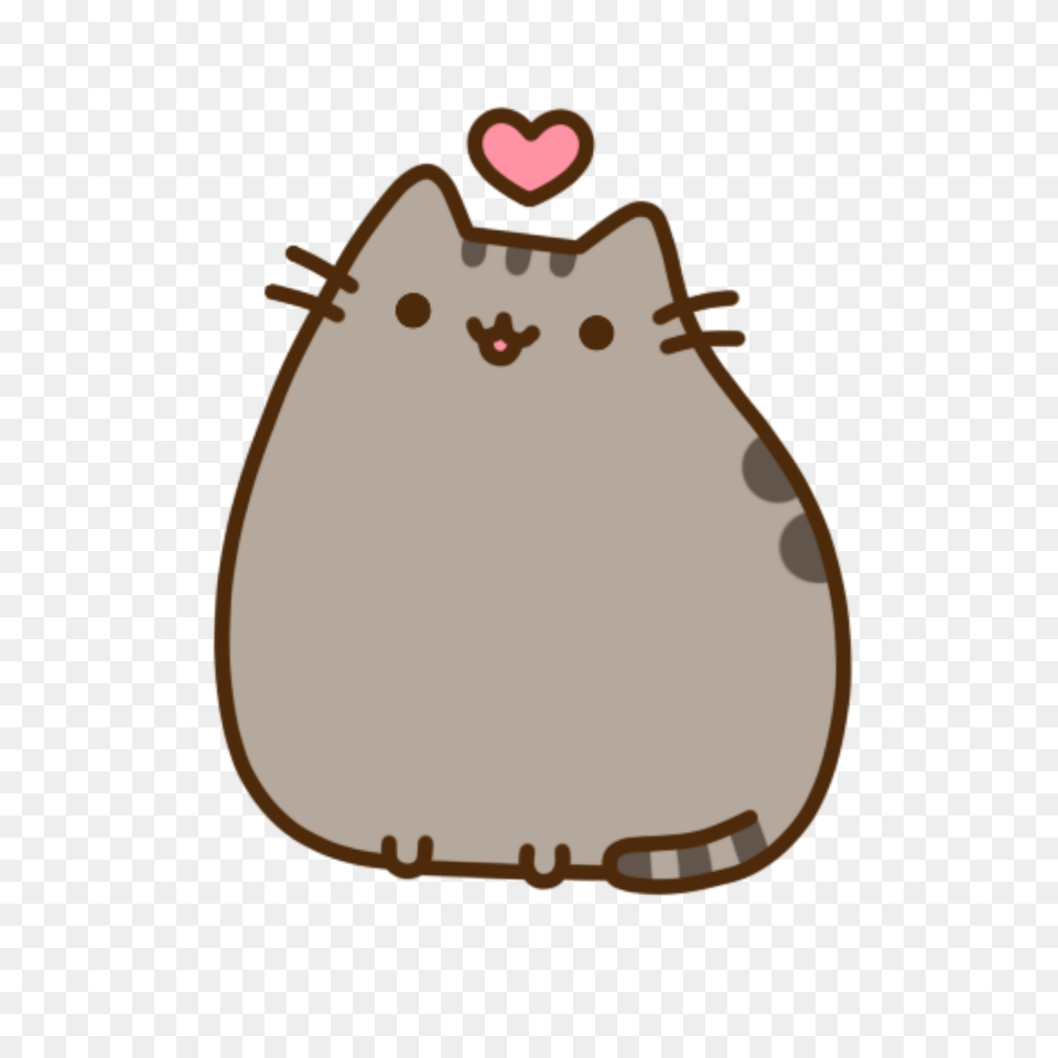 Pusheen Heart Clipart Pusheen The Cat, Bag, Animal, Mammal, Rat Png Image