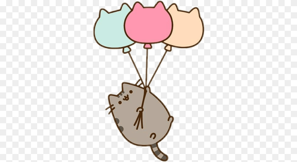 Pusheen Official 2018 Diary Week To View A5 Format, Chandelier, Lamp, Balloon, Bag Free Png Download