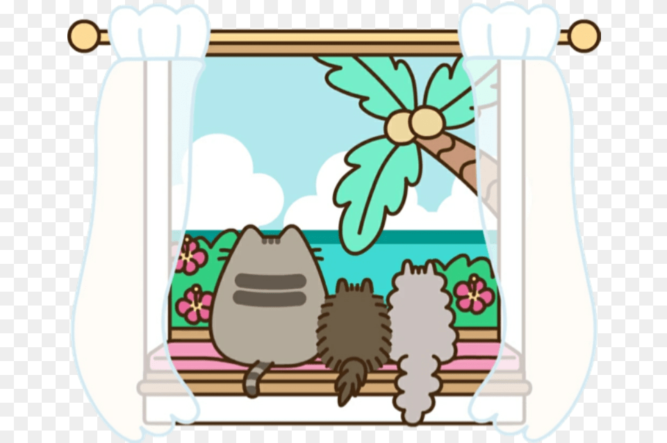 Pusheen Pip And Stormy, Text Free Png