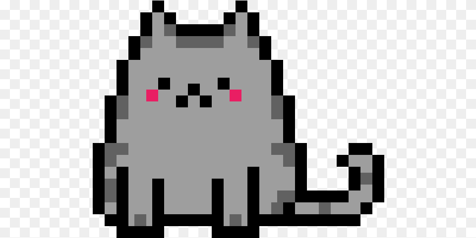 Pusheen Pixel Art Grid, Animal, Mammal Free Transparent Png