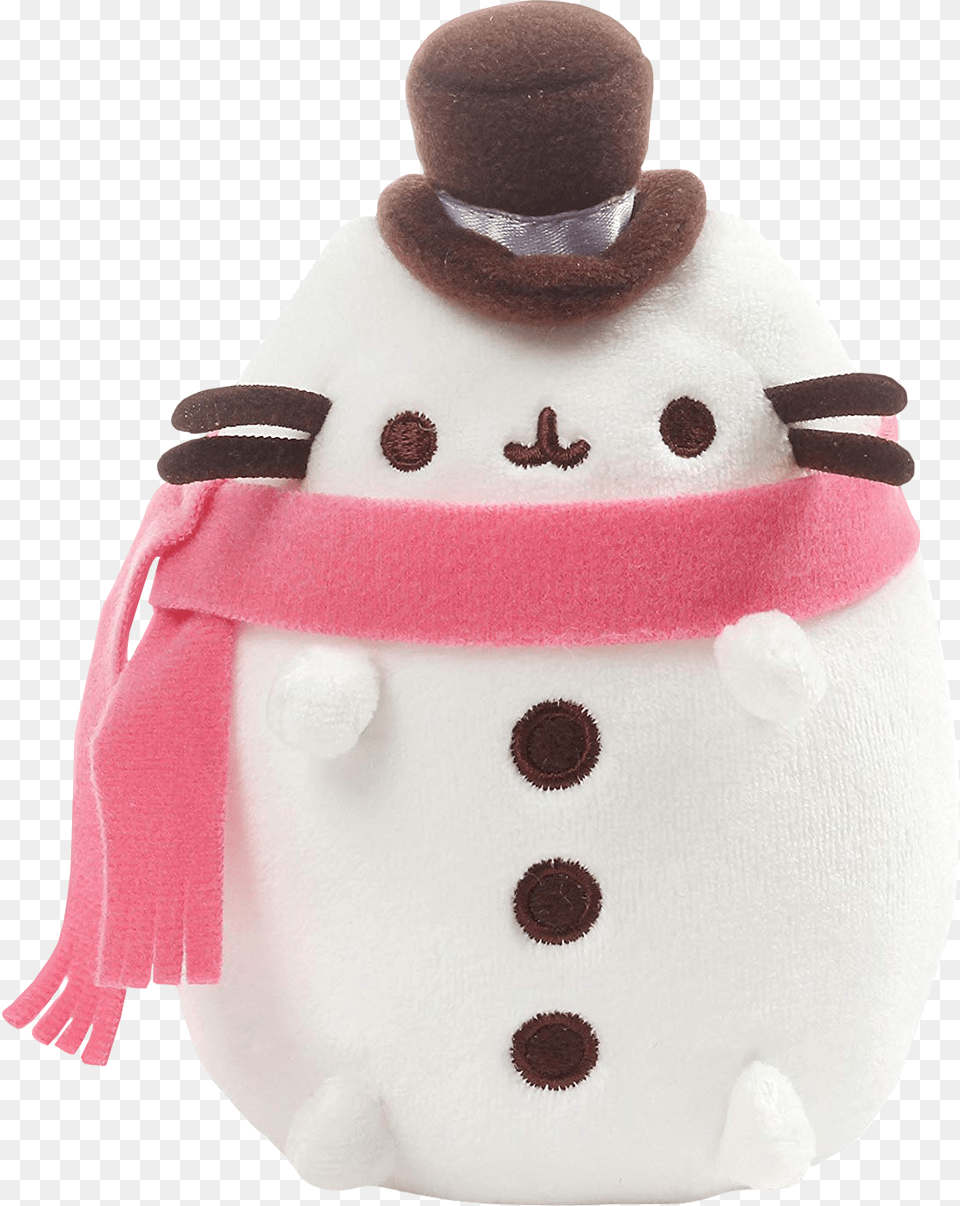 Pusheen Pusheen Snowman Plush, Nature, Outdoors, Winter, Snow Free Png Download