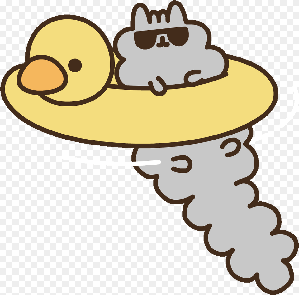 Pusheen Swimming Clipart Download Pusheen Swimming, Clothing, Hat Free Transparent Png