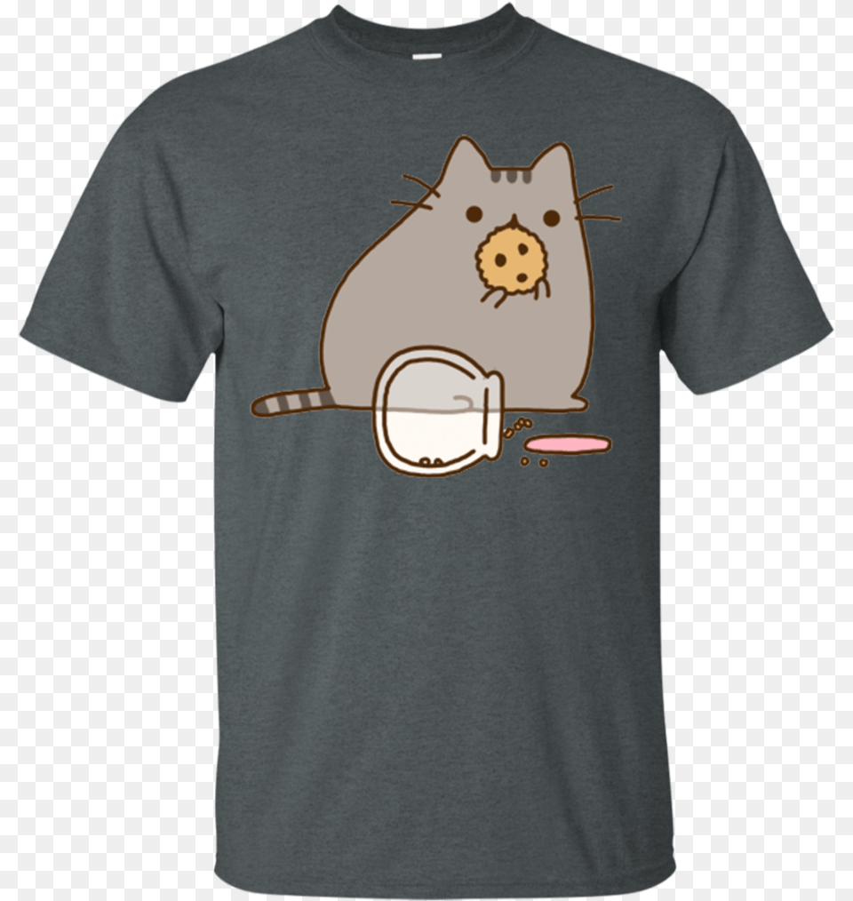 Pusheen The Cat Cookie Shirt Funny Pusheen Cat Gift Pusheen The Cat, Clothing, T-shirt Png