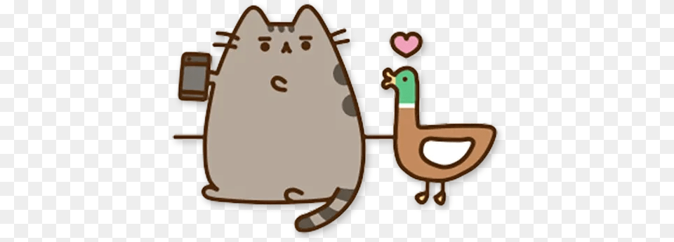 Pusheen Whatsapp Stickers Stickers Cloud Pusheen Cat, Animal, Bird Free Png Download