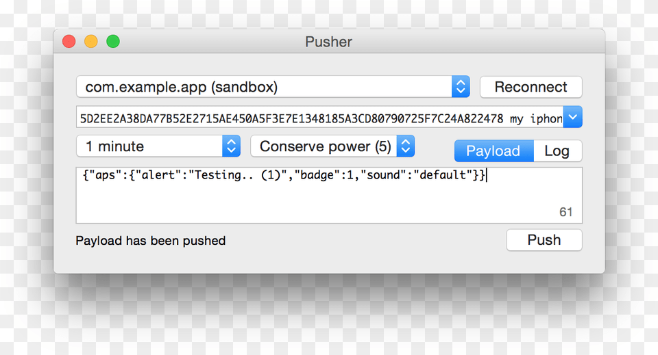 Pusher Os X Push Notification On Ios, Text, File Png Image