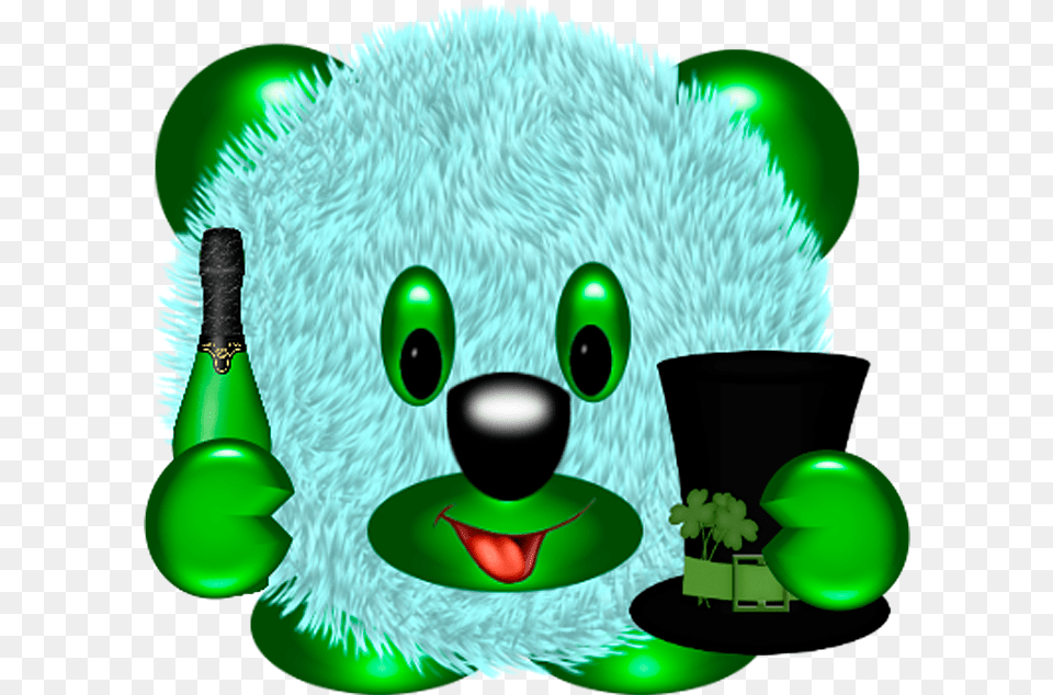 Pushistiki The Fuzzies Smiley Cute And Clip Art, Green, Graphics Png