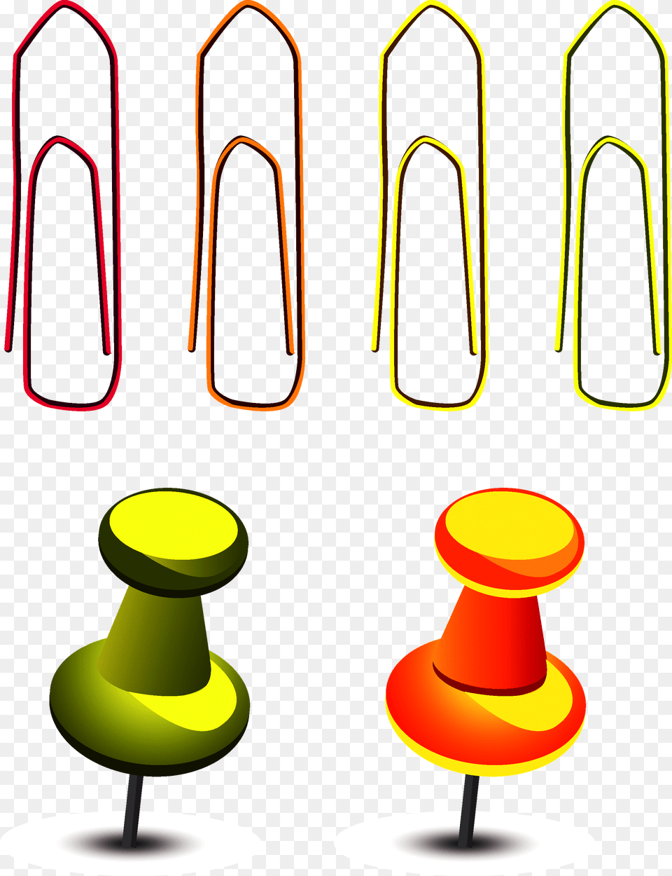 Pushpin Vector Yellow Colorfulness, Pin Png Image