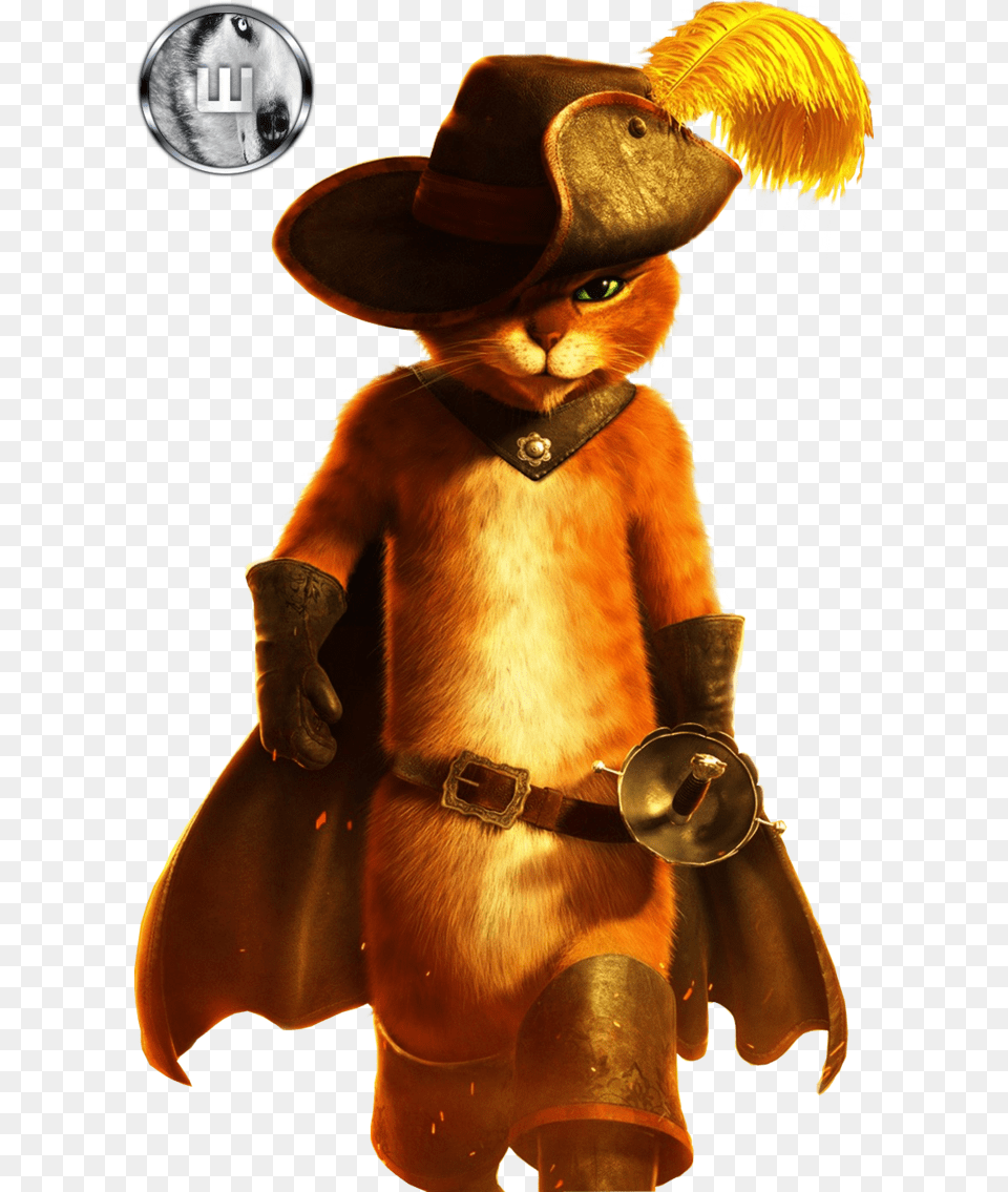 Puss In Boots Hd Puss In Boots, Clothing, Hat, Adult, Male Free Transparent Png