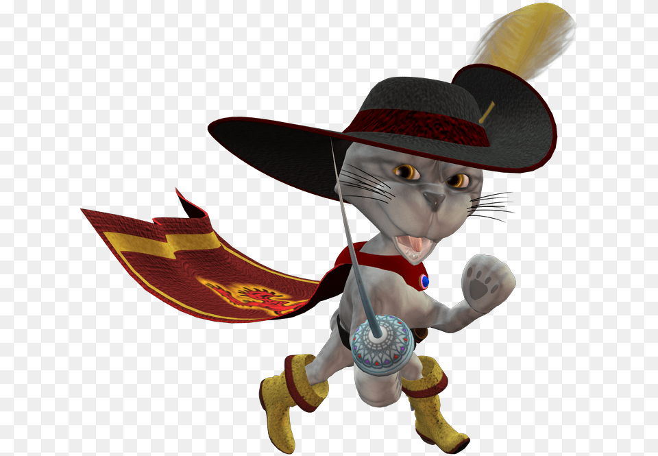 Puss N Boots Cartoon, Clothing, Hat, Baby, Person Free Png