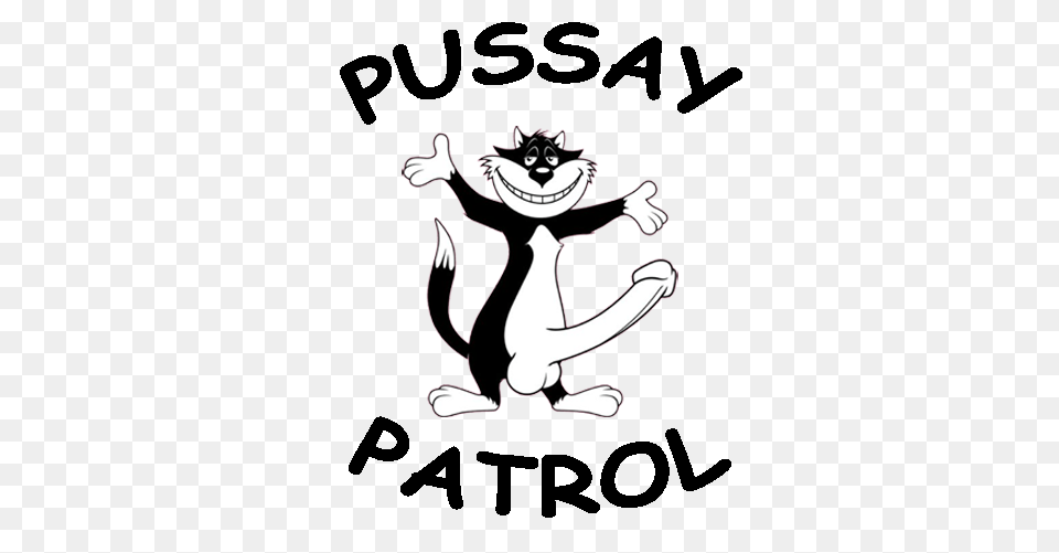Pussay Patrol Stag T Shirts Black Country T Shirts, Stencil, Book, Comics, Publication Png Image