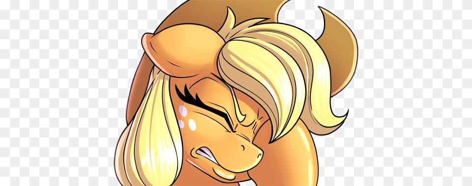 Pusspuss Earth Pony Facehoof Female Frustrated Cartoon, Book, Comics, Publication, Person Free Png Download