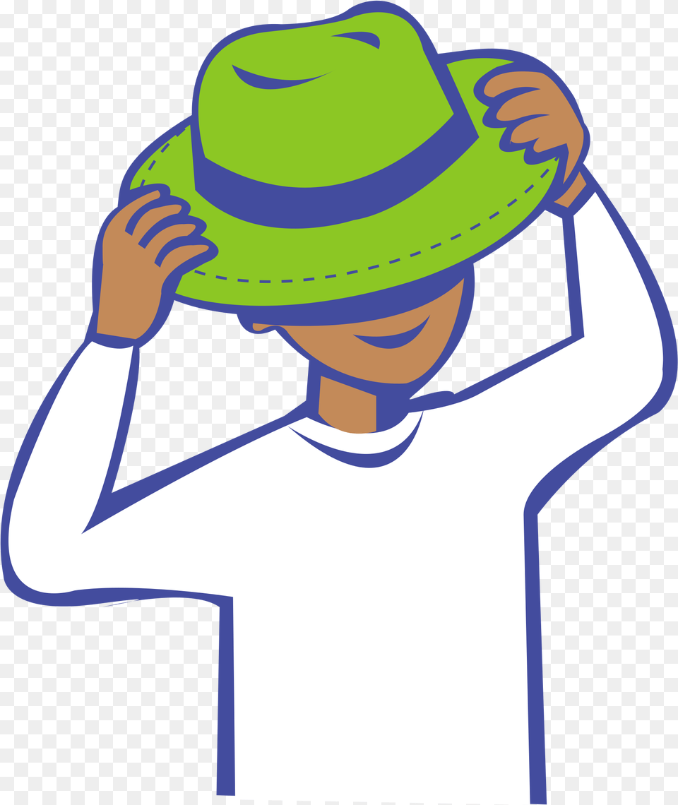 Put On My Hat, Clothing, Sun Hat, Person, Face Free Png