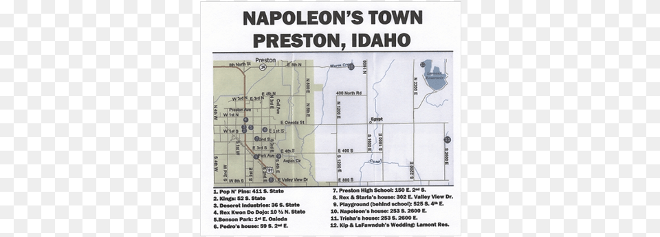 Put On Your Moon Boots And Visit Preston Idaho The Napoleon Dynamite Preston Map, Chart, Diagram, Plan, Plot Free Png