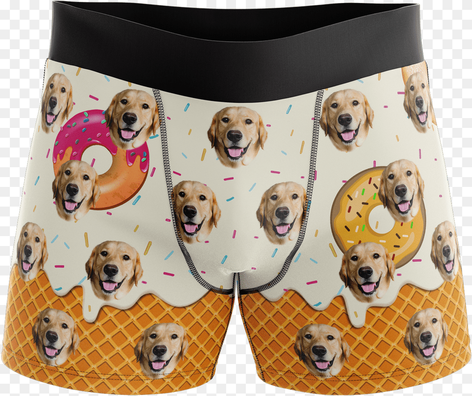 Put Your Face On Boxers, Clothing, Shorts, Animal, Canine Png