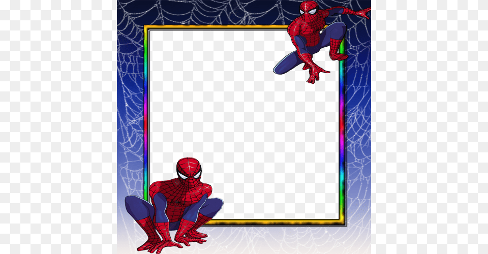Put Your Photo On Spiderman Photo Frame With Custom Spiderman Frame, Person, Art, Adult, Male Png