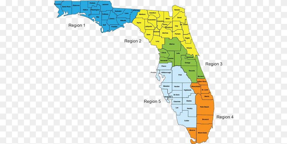 Putnam County Florida Map Florida, Chart, Plot, Atlas, Diagram Free Png Download