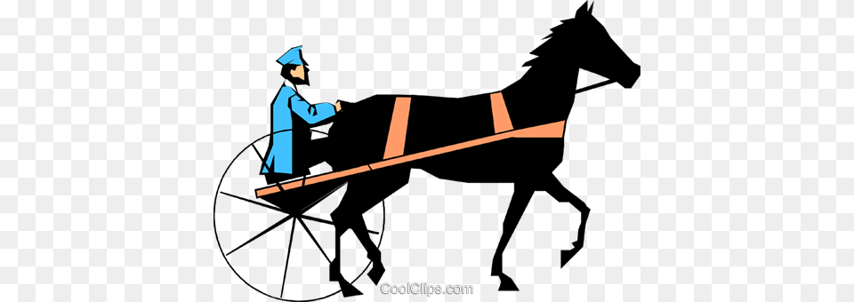 Putting The Horse Before The Cart Royalty Vector Clip Art, Wagon, Vehicle, Transportation, Horse Cart Png Image