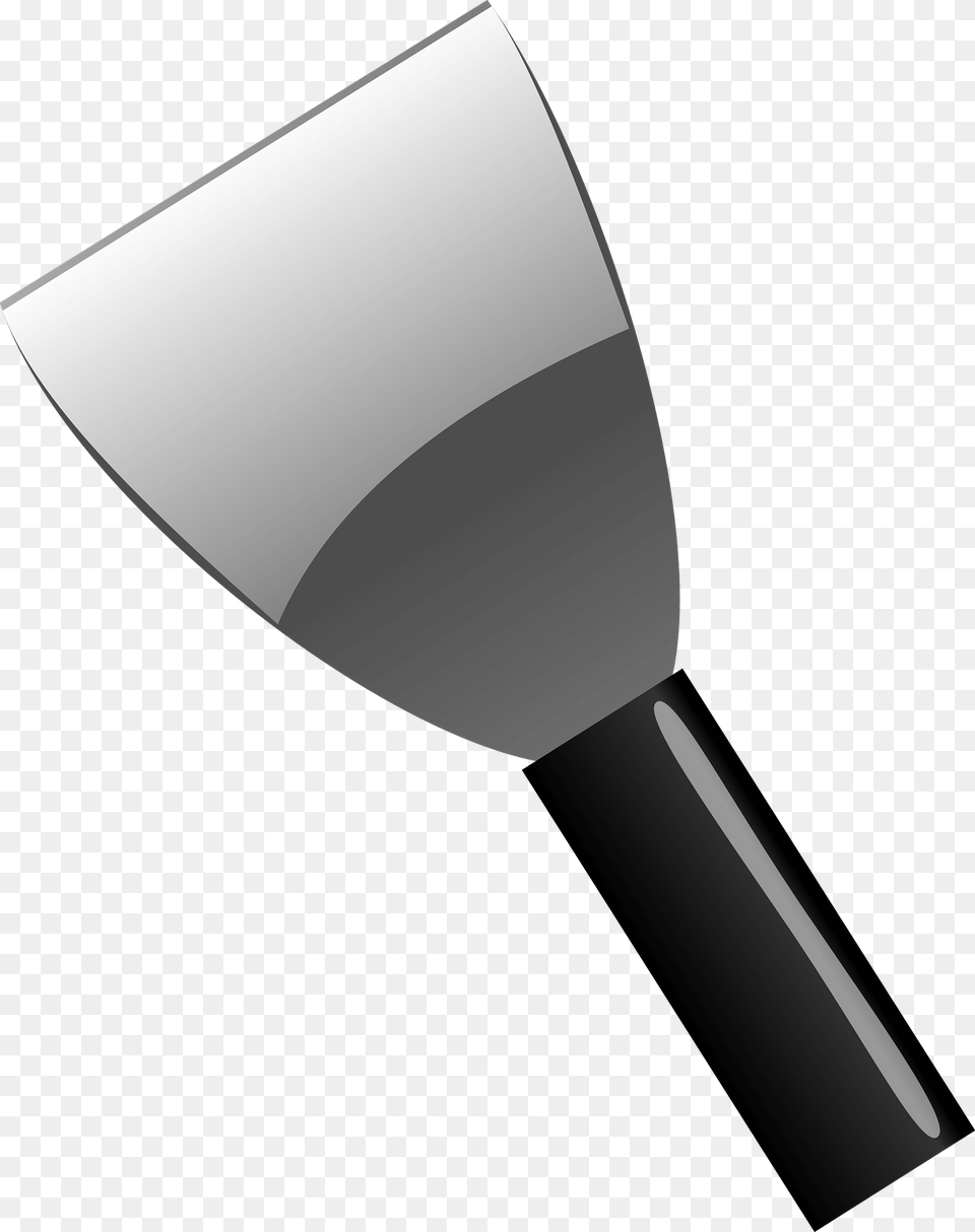 Putty Knife Black And White Spatula Clipart, Device Free Transparent Png