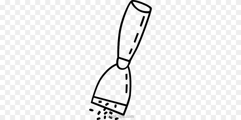 Putty Knife Royalty Free Vector Clip Art Illustration, Device, Smoke Pipe, Tool, Trowel Png Image