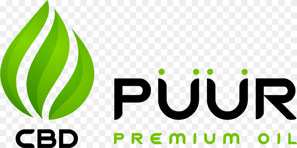 Puur Cbd Oil Graphic Design, Green Free Png Download