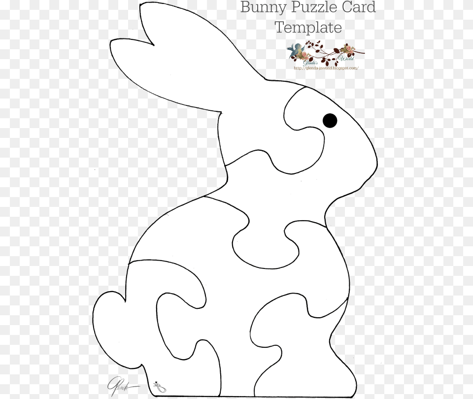Puzzle Card Templates Bear Turtle Whale Amp Bunny Quiet Book Puzzle Templates, Animal, Mammal, Rabbit, Baby Free Transparent Png