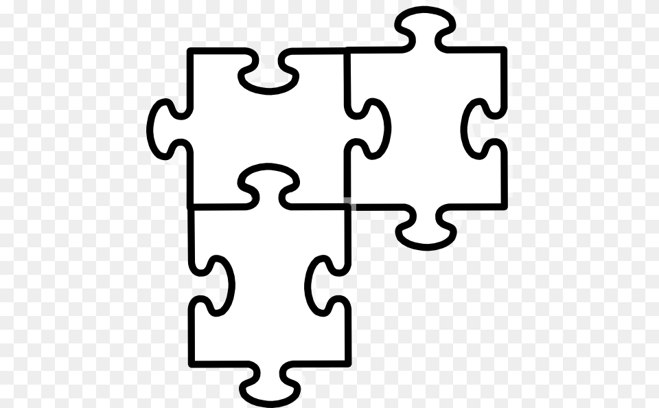 Puzzle Clipart Black And White, Game, Jigsaw Puzzle Png Image