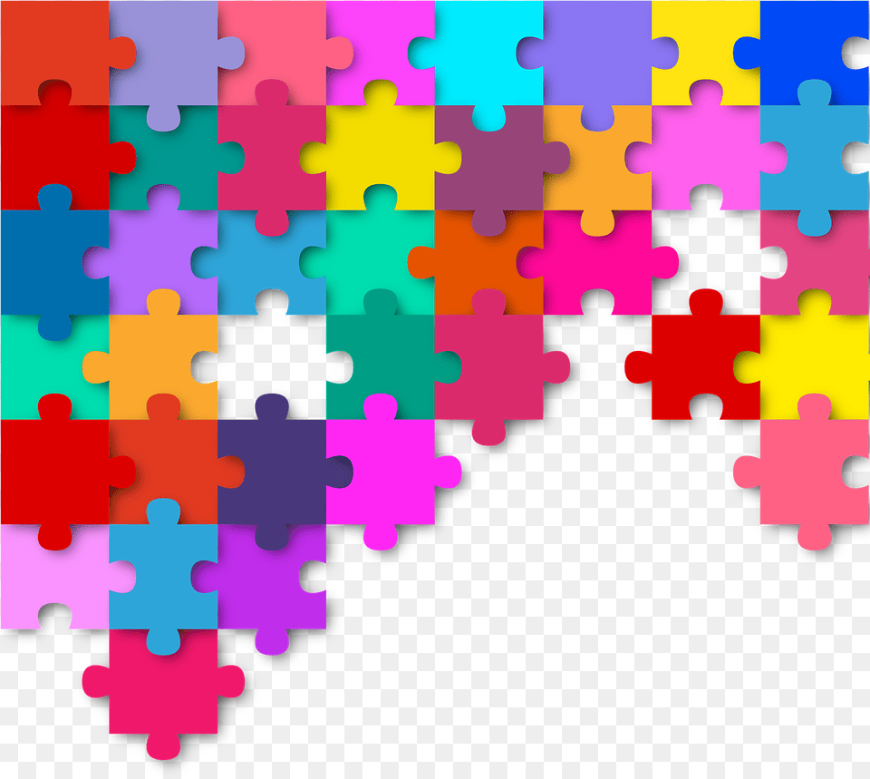 Puzzle Colorful Color Pieces Of The Puzzle, Game, Jigsaw Puzzle, Adult, Male Free Transparent Png