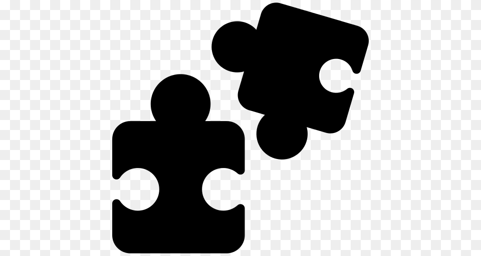 Puzzle Icon, Gray Free Png Download