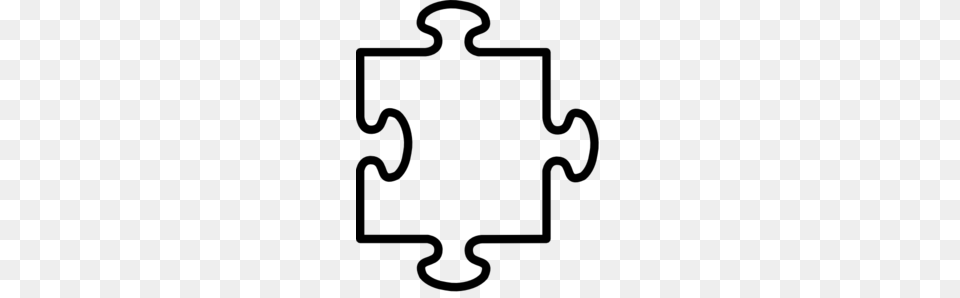 Puzzle Piece Clip Art, Gray Png