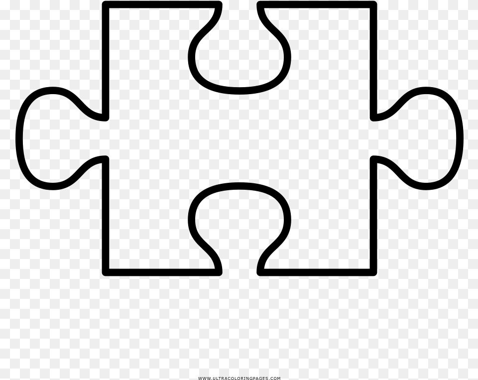 Puzzle Piece Cut Out Templates Puzzle Pieces Clipart Cut Out Puzzle Piece Template, Gray Free Transparent Png
